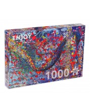 Παζλ Enjoy 1000 κομμάτια - Ουρά πουλιού -1